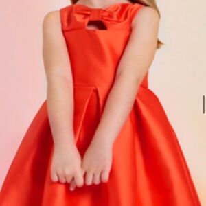 Abel & Lula Elegant Orange Kids Dress NWT size 4